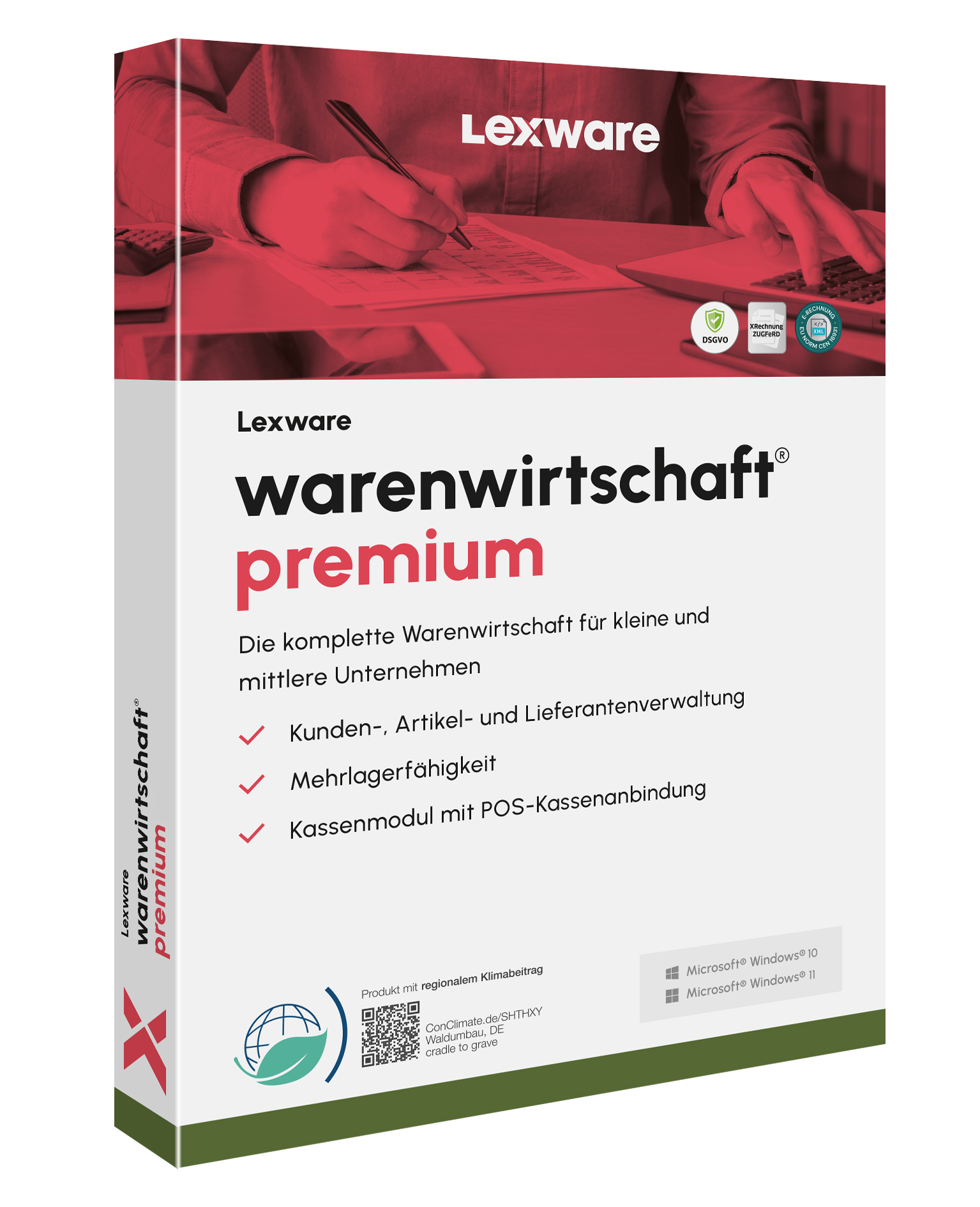 Produktbox von Lexware warenwirtschaft premium für Warenwirtschaft