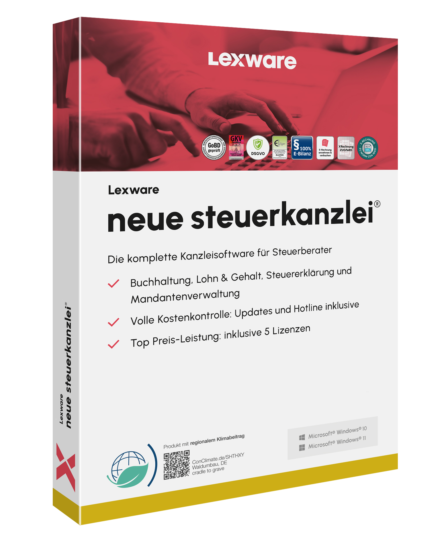 Produktbox von Lexware neue steuerkanzlei für Kanzleiverwaltung